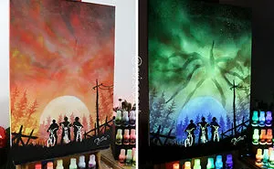 These 30 Dazzling Paintings Come To Life When You Turn Off The Lights