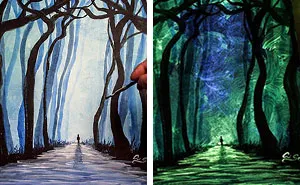 These 30 Dazzling Paintings Come To Life When You Turn Off The Lights