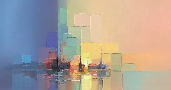 Artist Creates Modern Landscapes In His Unique Abstract Style (13 Pics)