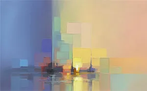 Artist Creates Modern Landscapes In His Unique Abstract Style (13 Pics)