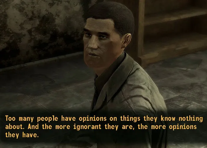 "Too Many People Have Opinions On Things They Know Nothing About..."