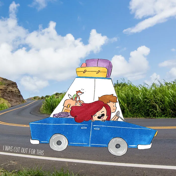 I Made 20 Paper Cutouts That Tell My Travel And Life Stories For Me