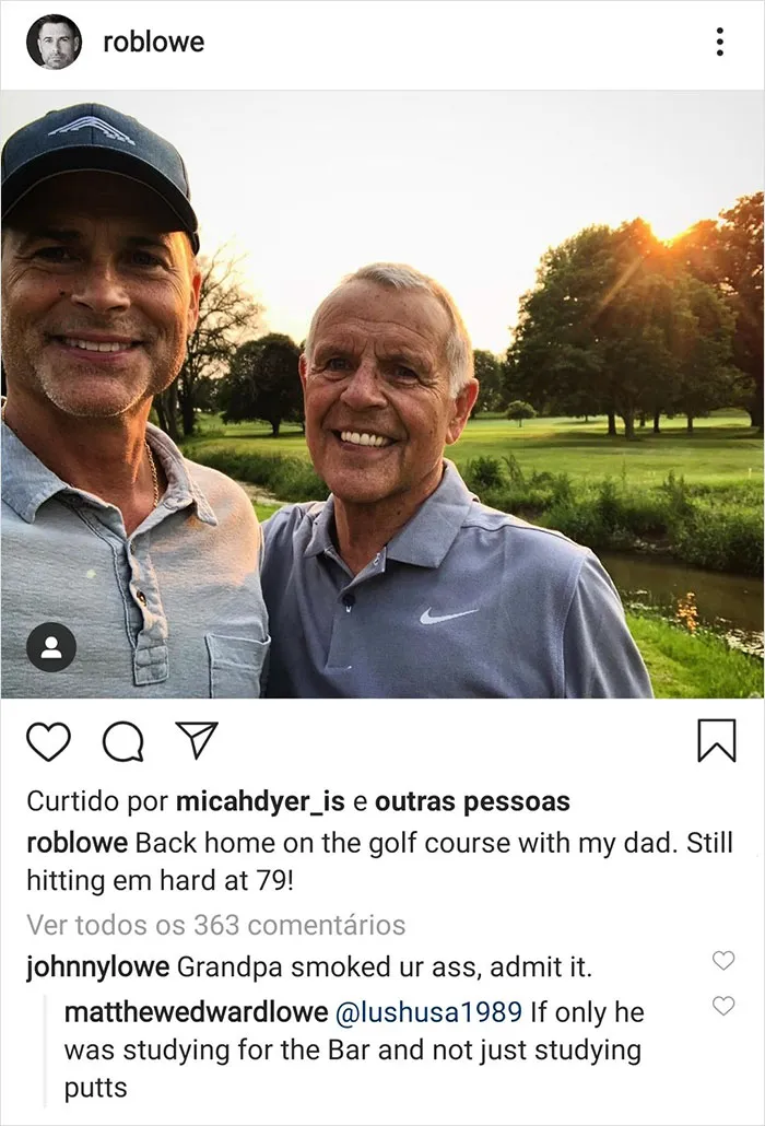 Rob Lowe’s Sons Keep Trolling Him On Instagram, And It’s Hilarious (19 Pics)
