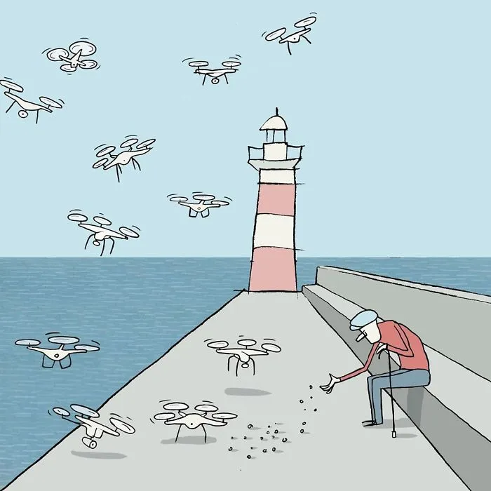 129 Thought-Provoking Illustrations By Israeli Artist Yuval Robichek