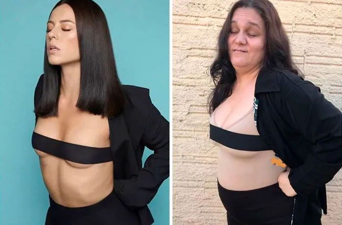 Esta brasileña recrea las sesiones de fotos pijas para mostrar lo tontas que son algunas de ellas