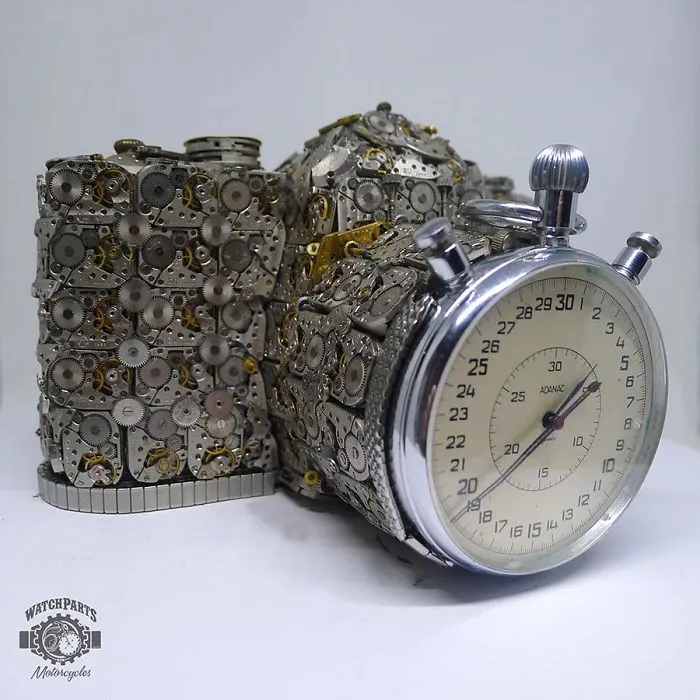 I Seek After Old, Broken Watches And Turn Their Parts Into Steampunk Sculptures (30 Pics)
