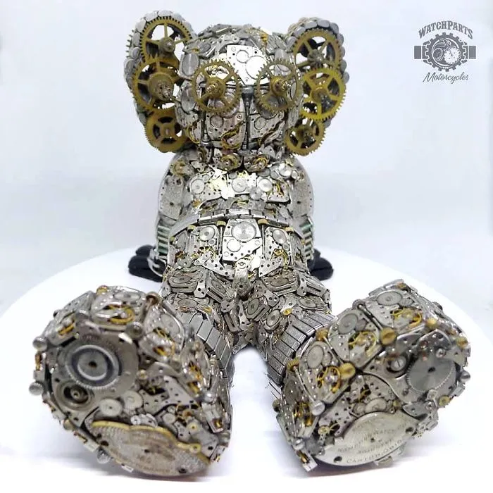 I Seek After Old, Broken Watches And Turn Their Parts Into Steampunk Sculptures (30 Pics)