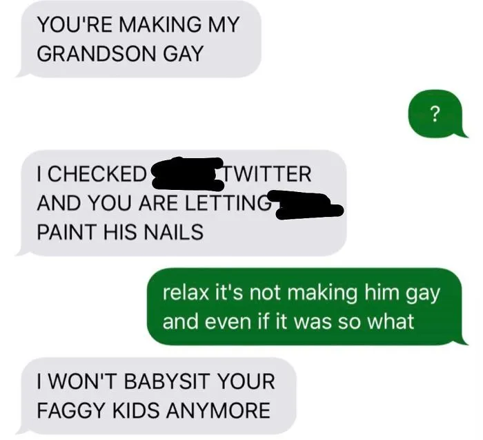 My Financé Son Used Some Of My Daughters Nail Polish And He Posted It To Twitter