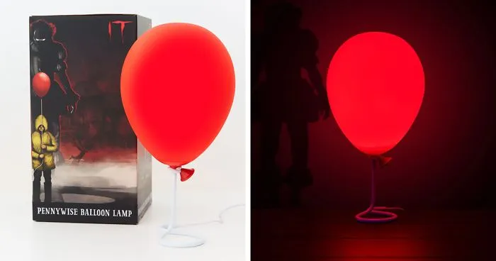 Someone Just Made A Spooky ‘IT' Balloon Lamp And Sells It For $37