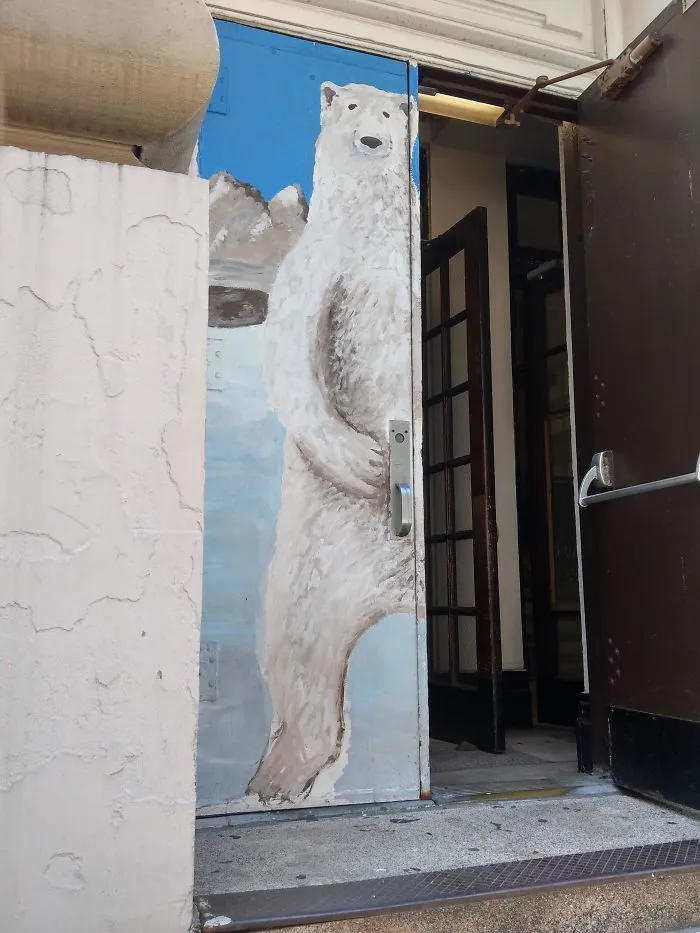 Front Door Of A Middle School