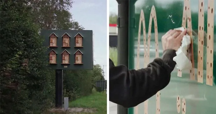 McDonald's Sweden Is Creating A Buzz With Their Billboards That Double As Bee Hotels