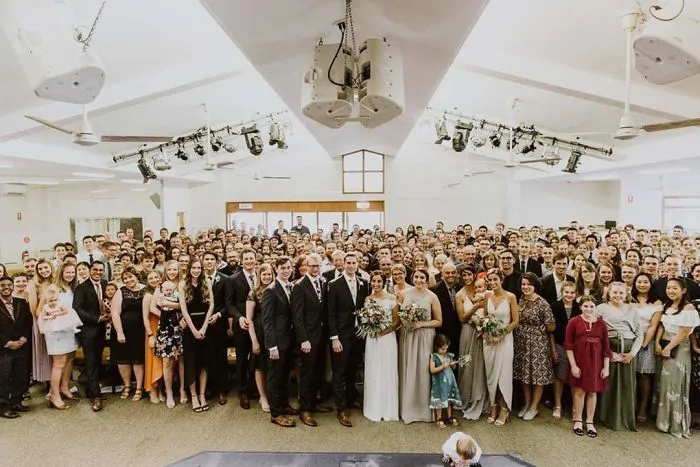 Husband And I Went To Wedding... We Are All The Way In The Back