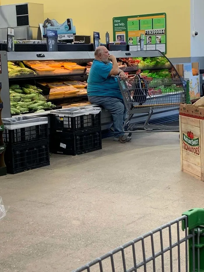 Sitting On Raw Chicken While Chatting With A Comcast Rep At Walmart