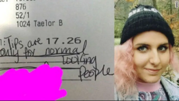 Customer Leave This Note Instead Of Tip