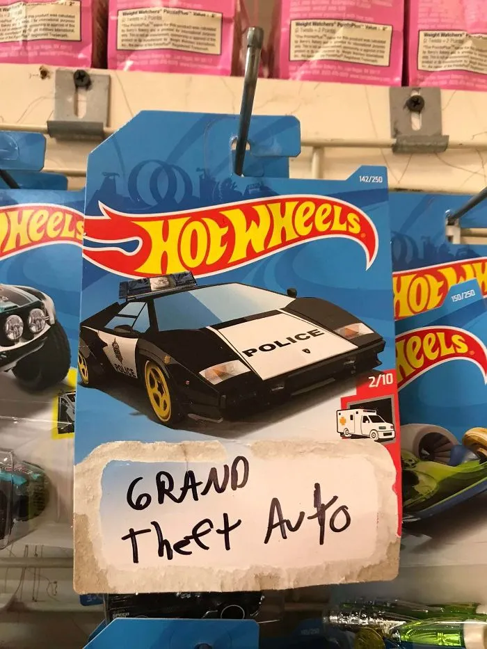 Esto cuesta 2$. Tiene gracia, pero no está bien