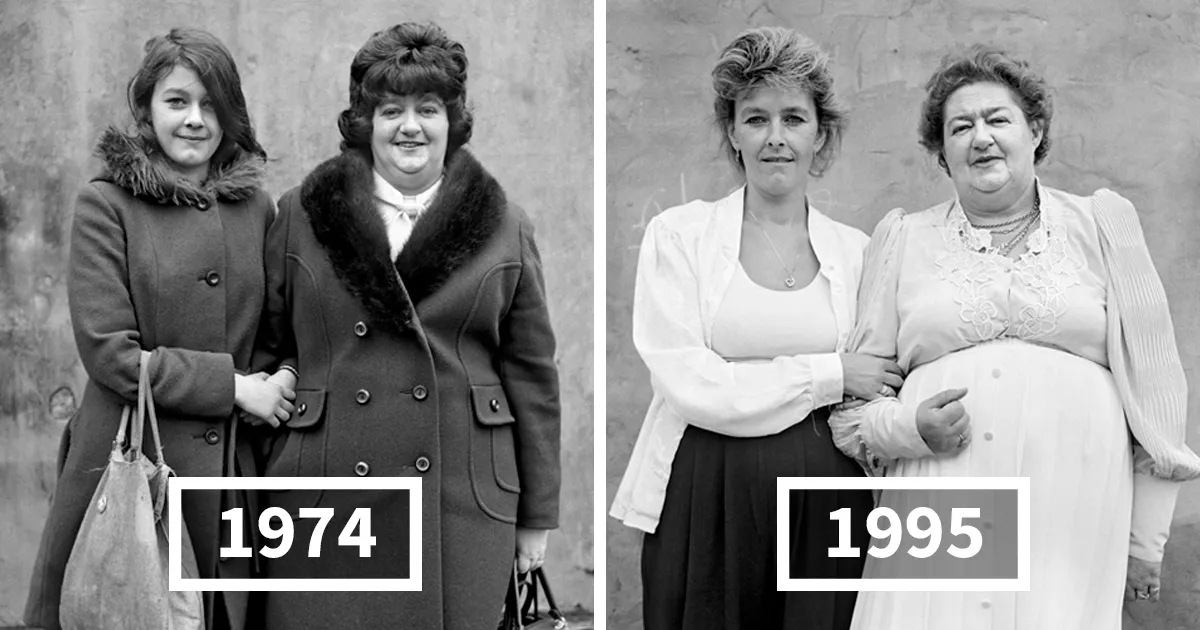 17 Fotos de antes y después que muestran cómo ha cambiado la gente en 20 años o más, por Daniel Meadows