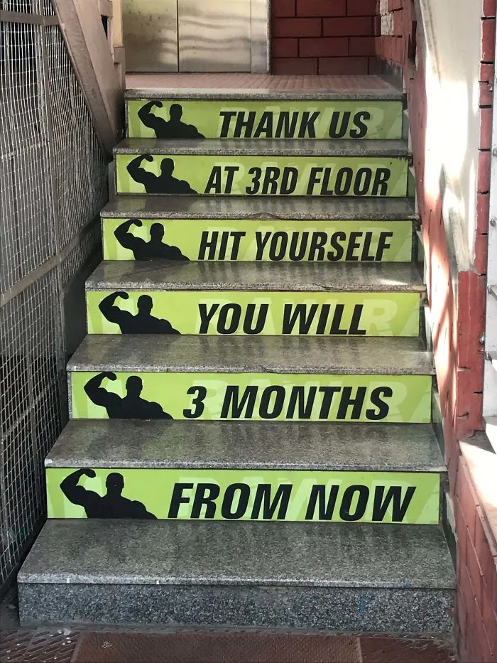 When Your Gym Tryies Hard To Motivate You But Fails To Make Any Sense
