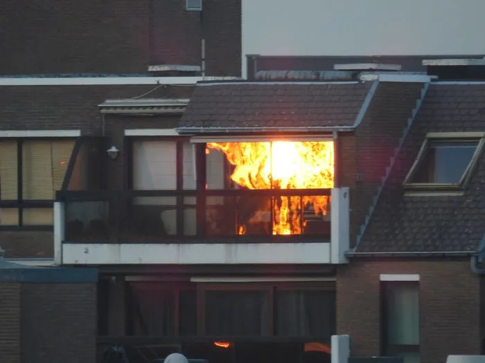 This Freaked Me Out. Turns Out It's A Sunset Reflection