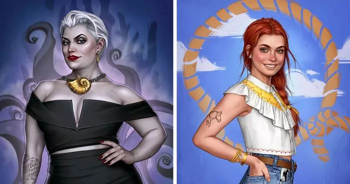 Here's How Disney And Video Game Characters Would Look If They Lived In 2019 (9 New Pics)