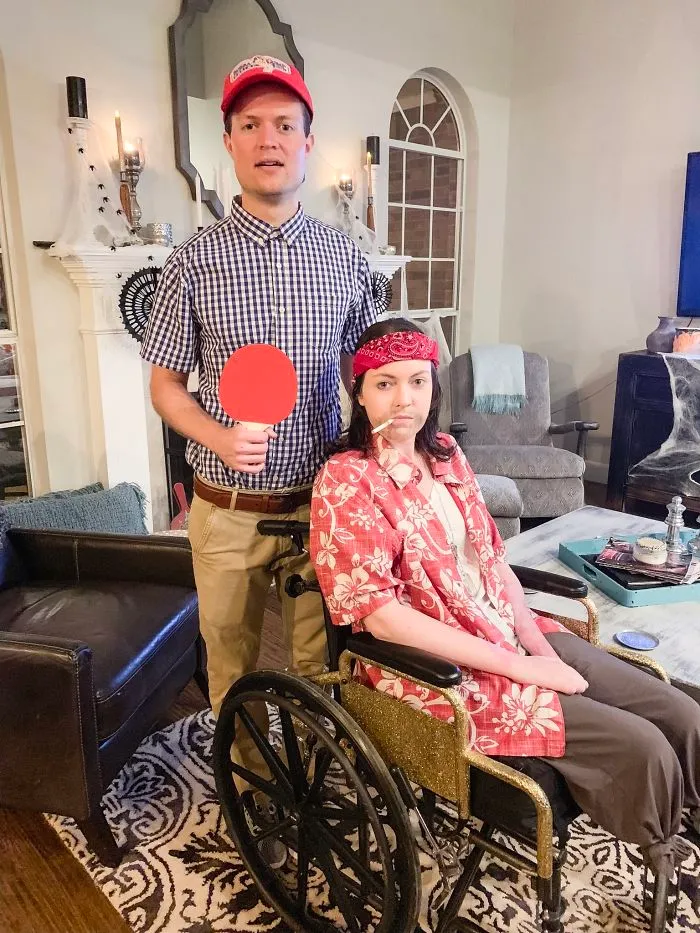 My First Halloween As A Double Below The Knee Amputee. Forrest Gump And Lieutenant Dan