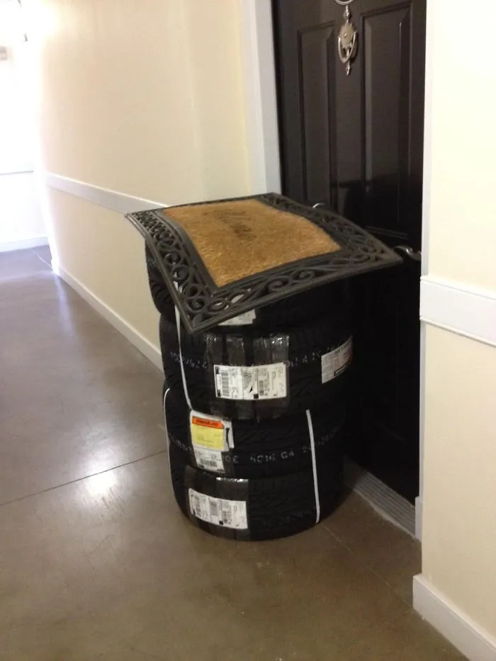 Hopefully No One Will Notice The Delivery...