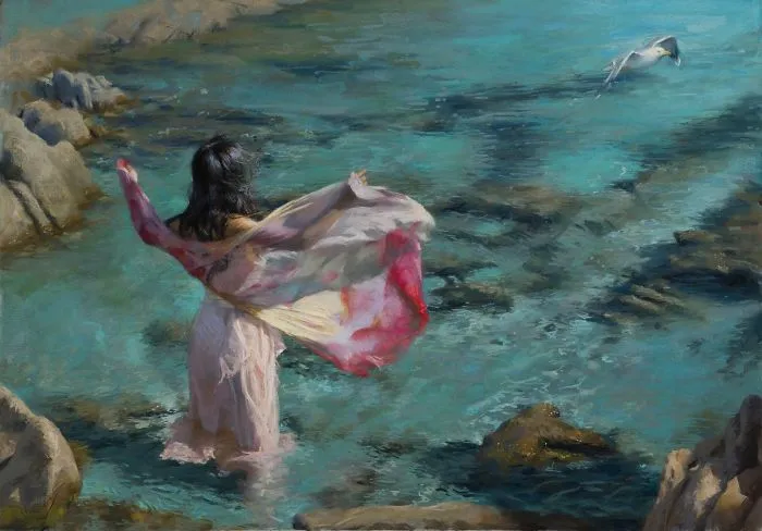Spanish Artist Converts Intimate Moments Of Gorgeous Women Into Pastel Paintings (70 Pics)
