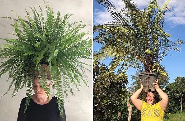 Brazilian Lady Recreates Posh Photoshoots To Point Out How Silly Some Of Them Are