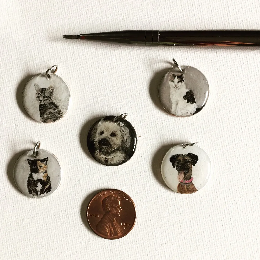 The First Artist To Paint Pet Portraits On Pennies
