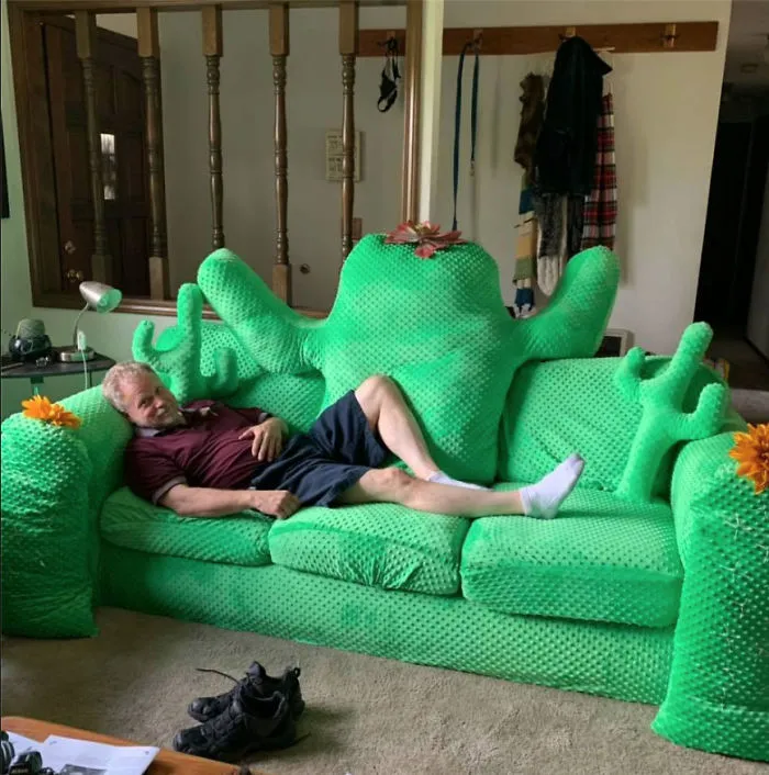 I Talked My Husband Into Helping Me Bring This Home From Work. He Totally Indulges My Whimsy