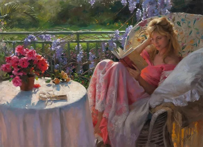 Spanish Artist Converts Intimate Moments Of Gorgeous Women Into Pastel Paintings (70 Pics)