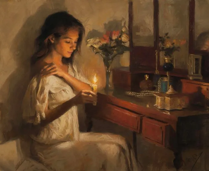 Spanish Artist Converts Intimate Moments Of Gorgeous Women Into Pastel Paintings (70 Pics)