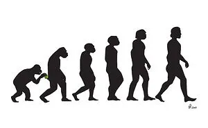I Poke Fun At Our Modern Society In My 30 Cartoons Of The Human Evolution Silhouette
