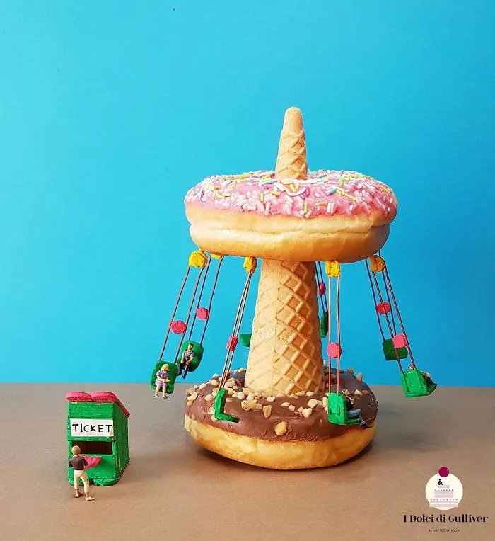 This Pastry Chef Transforms Plain Desserts Into Miniature Worlds And It's Too Sad To Eat