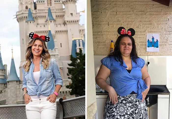 Brazilian Lady Recreates Posh Photoshoots To Point Out How Silly Some Of Them Are