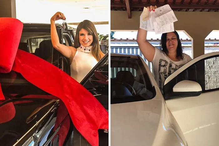 Brazilian Lady Recreates Posh Photoshoots To Point Out How Silly Some Of Them Are