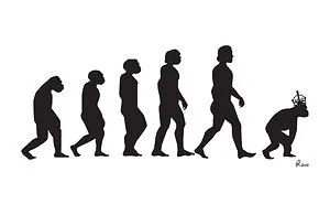 I Poke Fun At Our Modern Society In My 30 Cartoons Of The Human Evolution Silhouette