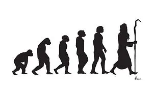 I Poke Fun At Our Modern Society In My 30 Cartoons Of The Human Evolution Silhouette