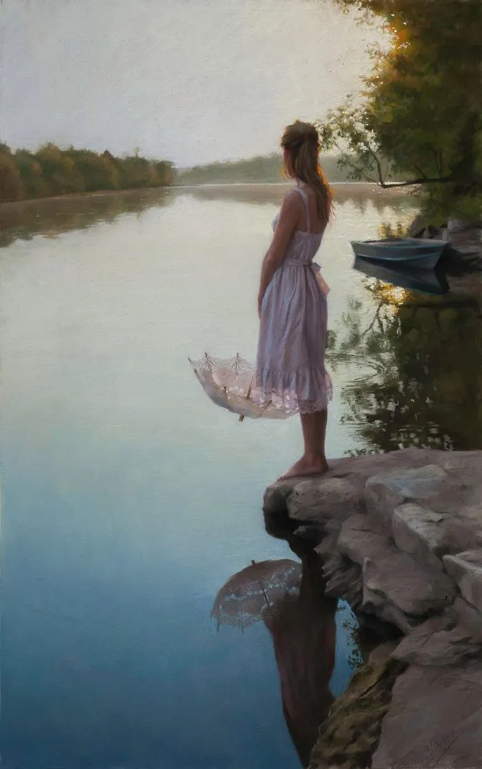 Spanish Artist Converts Intimate Moments Of Gorgeous Women Into Pastel Paintings (70 Pics)