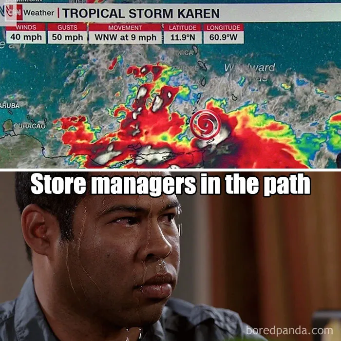 People Are Laughing At Tropical Storm Named 'Karen,' Create 21 Funny Memes