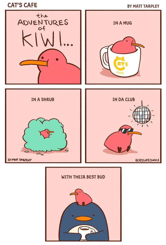 My 30 Wholesome ‘Cat’s Café’ Comics That Might Just Make Your Day (New Pics)