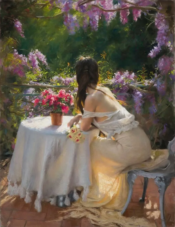 Spanish Artist Converts Intimate Moments Of Gorgeous Women Into Pastel Paintings (70 Pics)