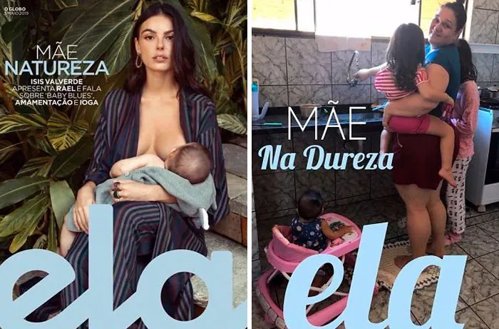 Brazilian Lady Recreates Posh Photoshoots To Point Out How Silly Some Of Them Are