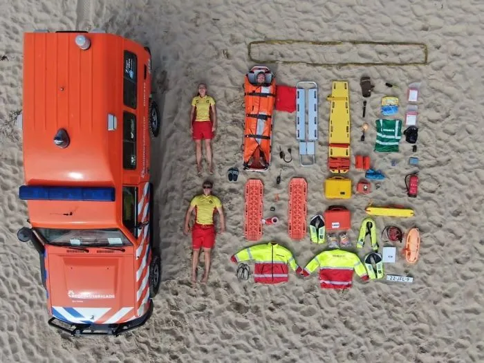 Vigilantes de la playa Julianadorp, Holanda