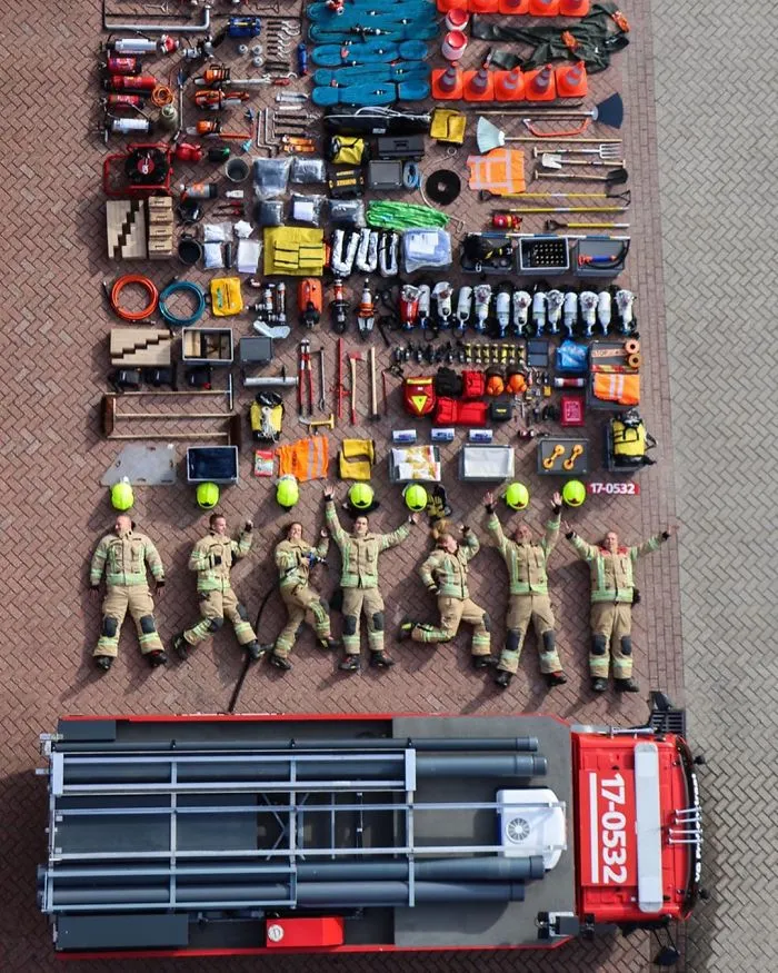 Bomberos de Kazerne, Rotterdam, Holanda