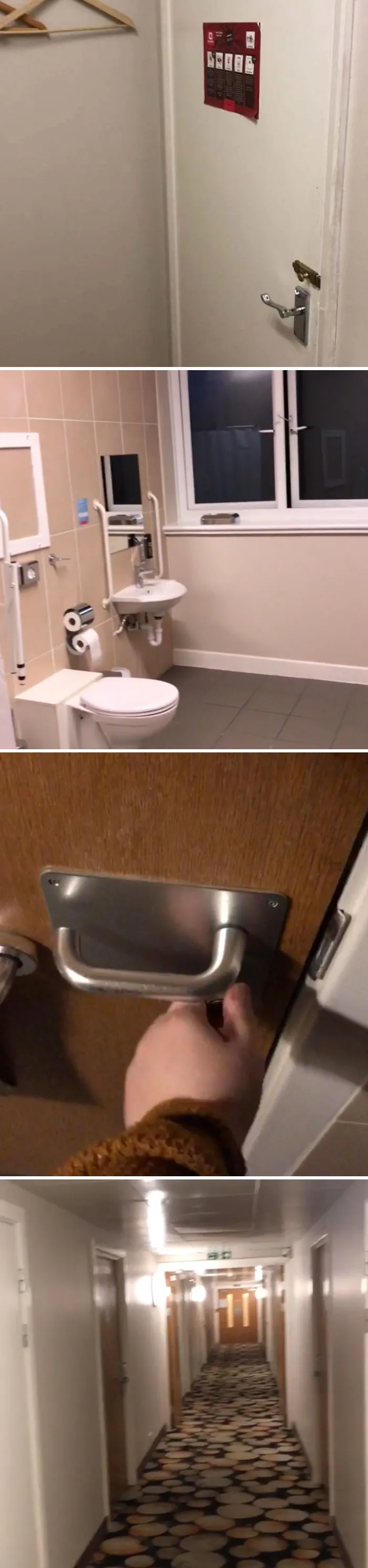 The Bathroom In My Hotel Room Is The Public Bathroom For The Entire Floor