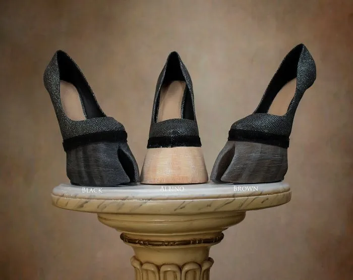 Artist Creates Shoes And Boots In The Shape Of Animal Hooves, And The Result Is Impressive