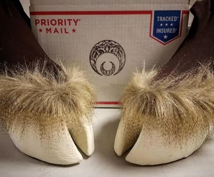 Artist Creates Shoes And Boots In The Shape Of Animal Hooves, And The Result Is Impressive