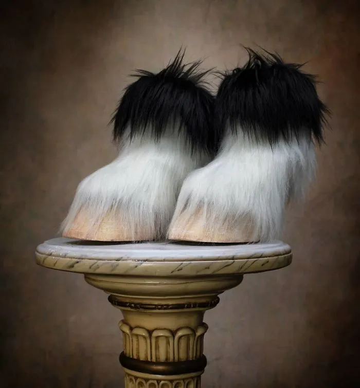 Artist Creates Shoes And Boots In The Shape Of Animal Hooves, And The Result Is Impressive