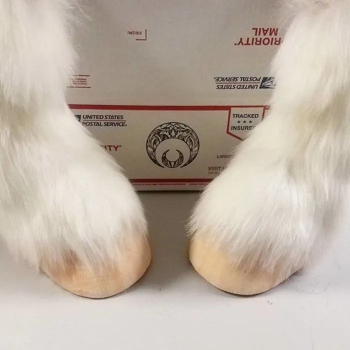 Artist Creates Shoes And Boots In The Shape Of Animal Hooves, And The Result Is Impressive