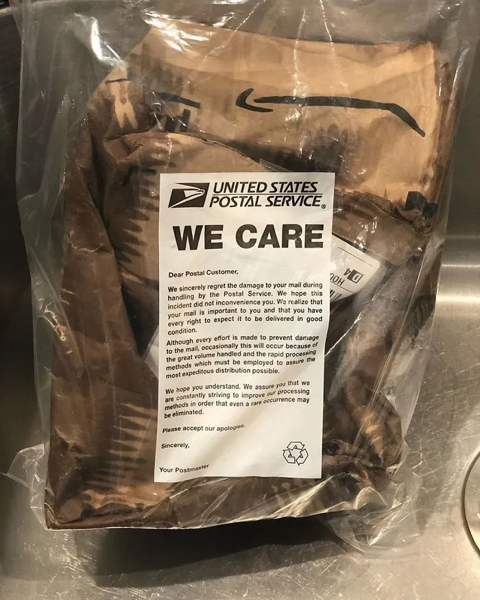 P.S. We Also Poured Sugar In Your Gas Tank And Ran Over Your Cat. We Hope You Understand. Love, The USPS